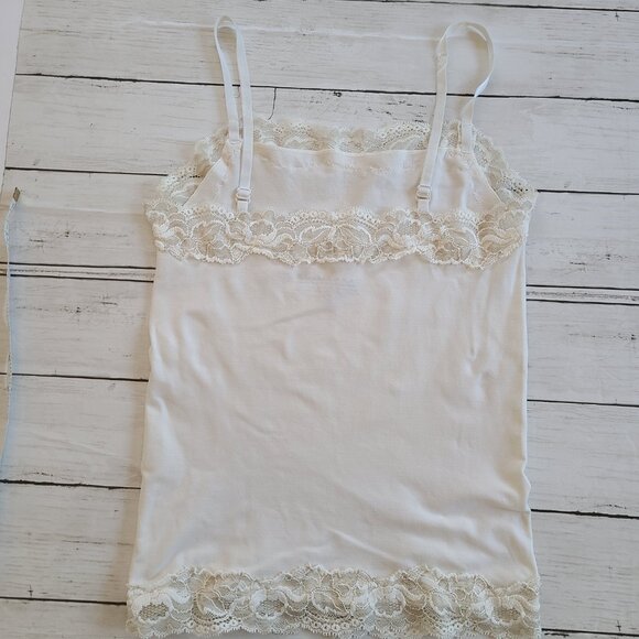 Ann Taylor Lace Trim Tank Top - Size XS - Picture 2 of 10